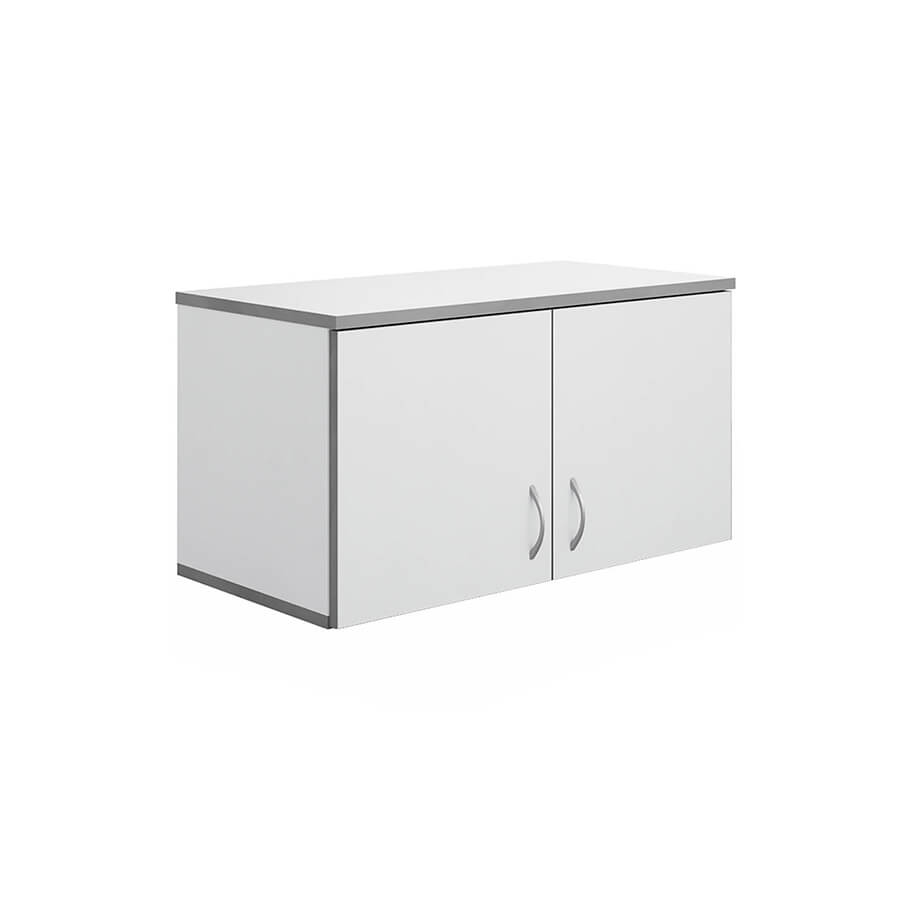 А-58 Антресоль Мебель Стиль Агат (Светло-серый (кромка: тёмно-серый))