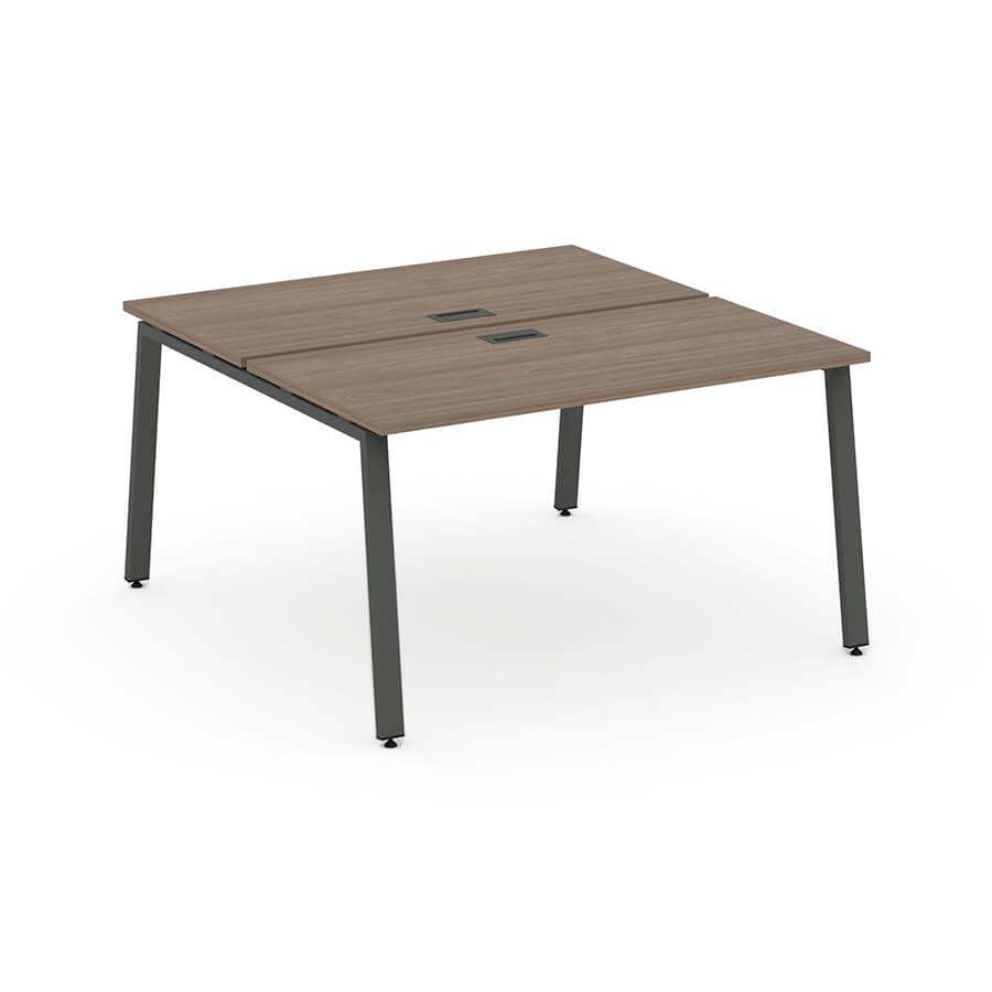 SN-6A.DRS-002 Рабочая станция двухсторонняя RIVA Style Project (Вяз Благородный/Металл Антрацит)