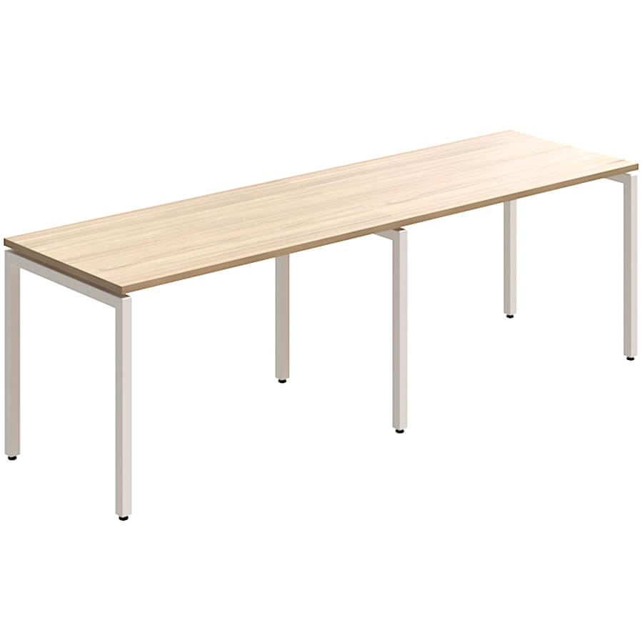 RM-4(x2)+F-28 Стол на металлокаркасе Мебель Стиль Rio Project (Швейцарский вяз MS)