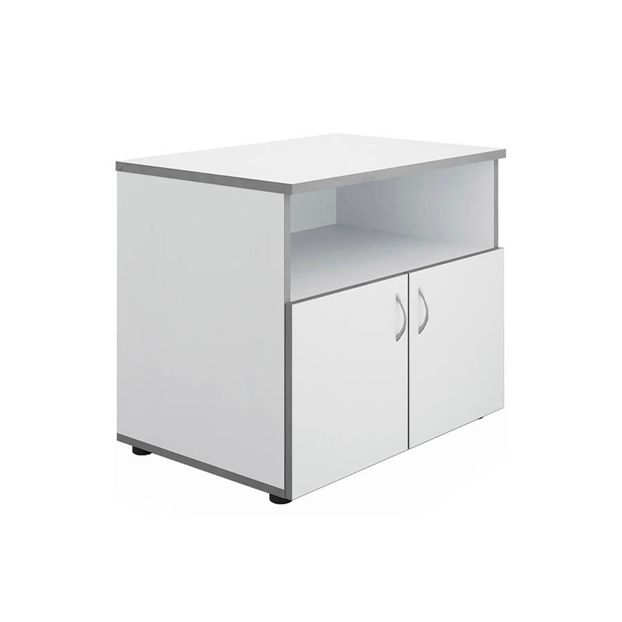 А-47 Тумба сервисная Мебель Стиль Агат (Светло-серый (кромка: тёмно-серый))