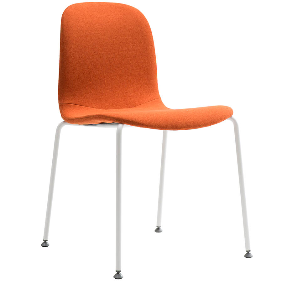 CH0021Z Стул для посетителя SPOON Fursys, обивка ткань (Красное (453))