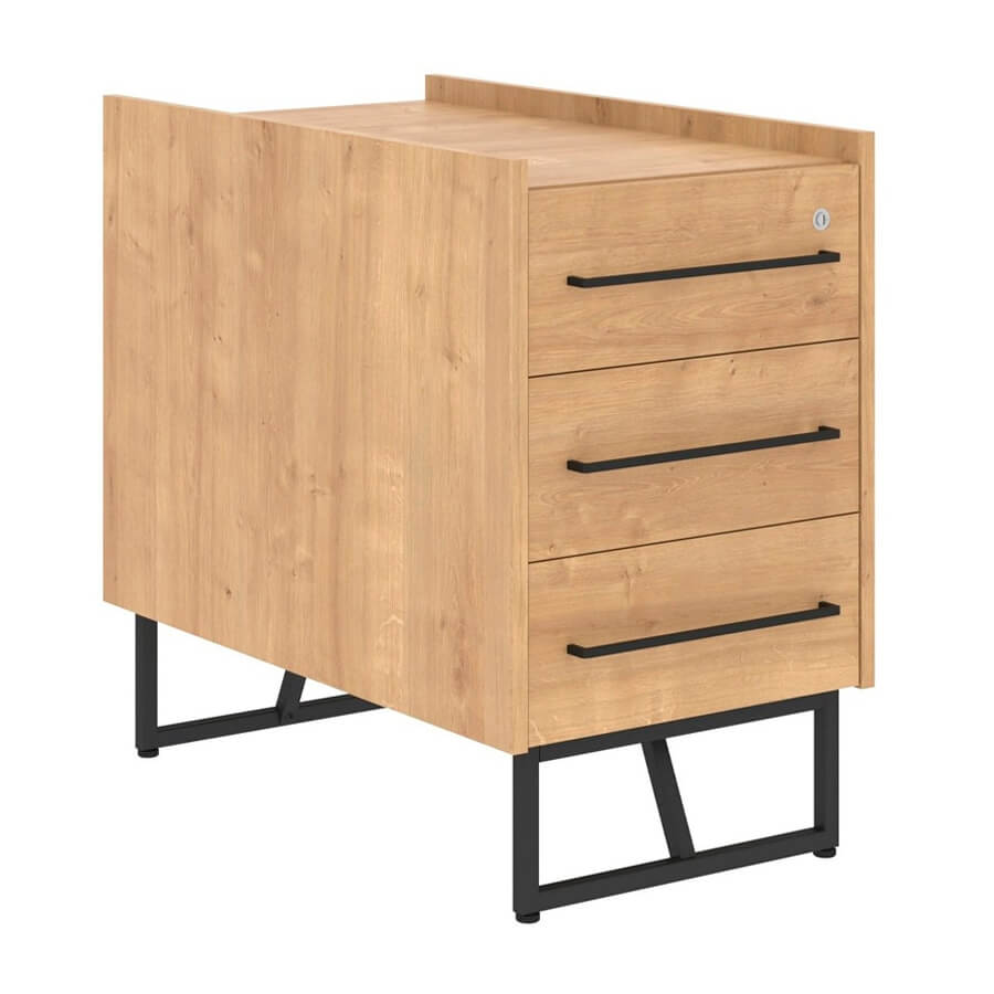 LLC-3D.А Тумба мобильная SKYLAND LOFTIS (Дуб бофорд)