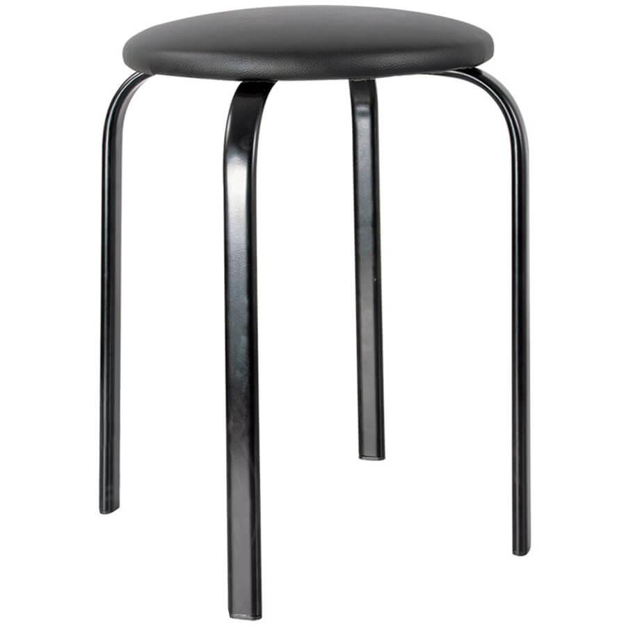 PENTO BLACK/V4 Стул для посетителя  Евро Офис, обивка экокожа (Чёрный)