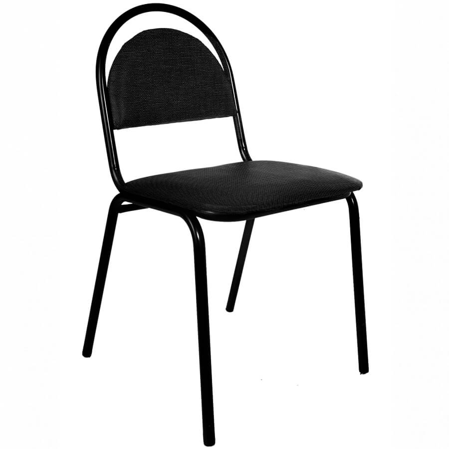 Серна СМ17 Стул для посетителя  COMFORUM, обивка ткань (Черный (Т-11))