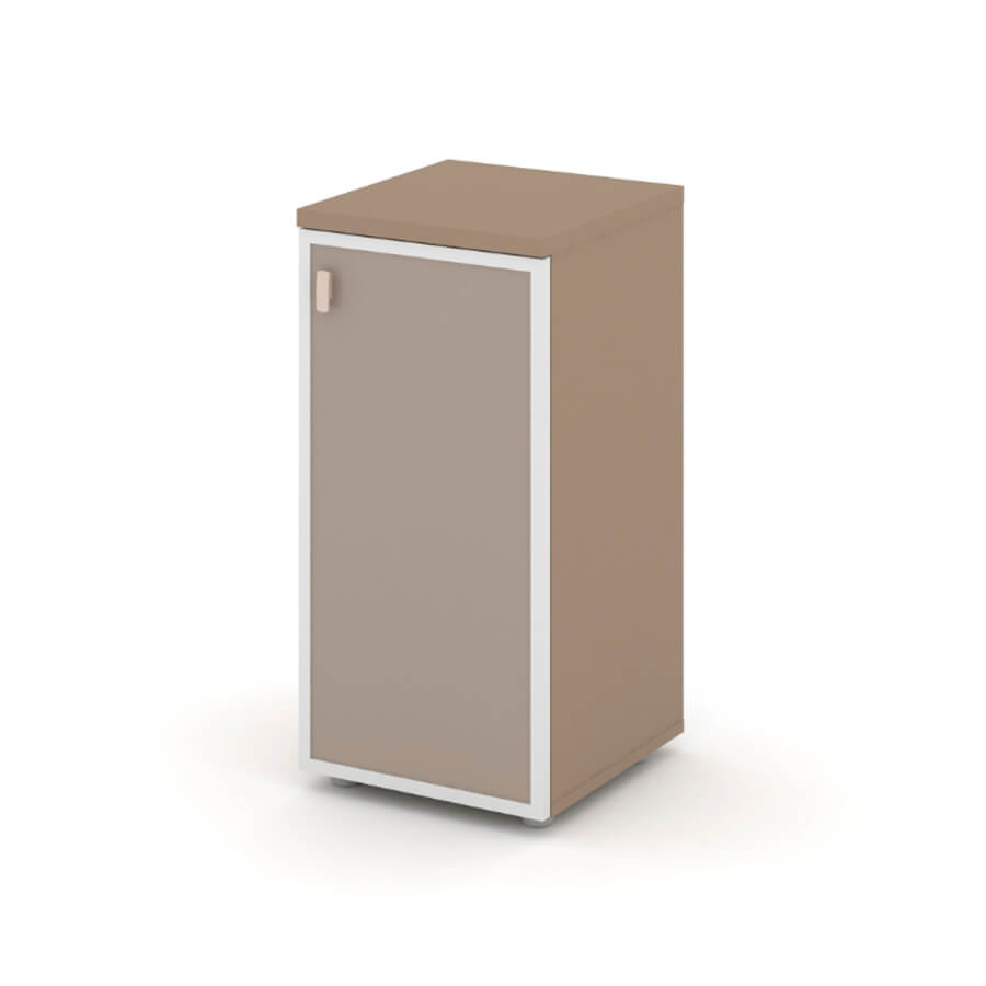 ES.SU-3.2R (R) U Стеллаж низкий узкий правый RIVA Estetica (Латте/Лакобель umbra)