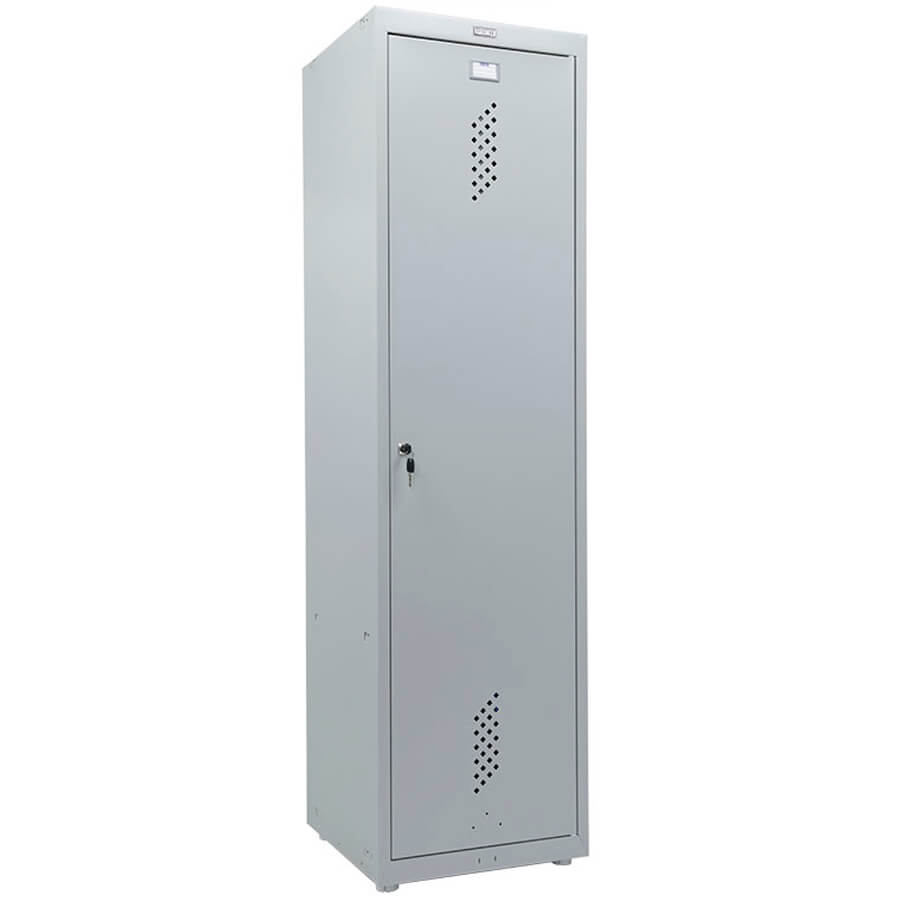 ML-11-50U (LS-11-50) Шкаф для раздевалок усиленный ПРОМЕТ, ключевой (Серый полуматовый (RAL 7038))