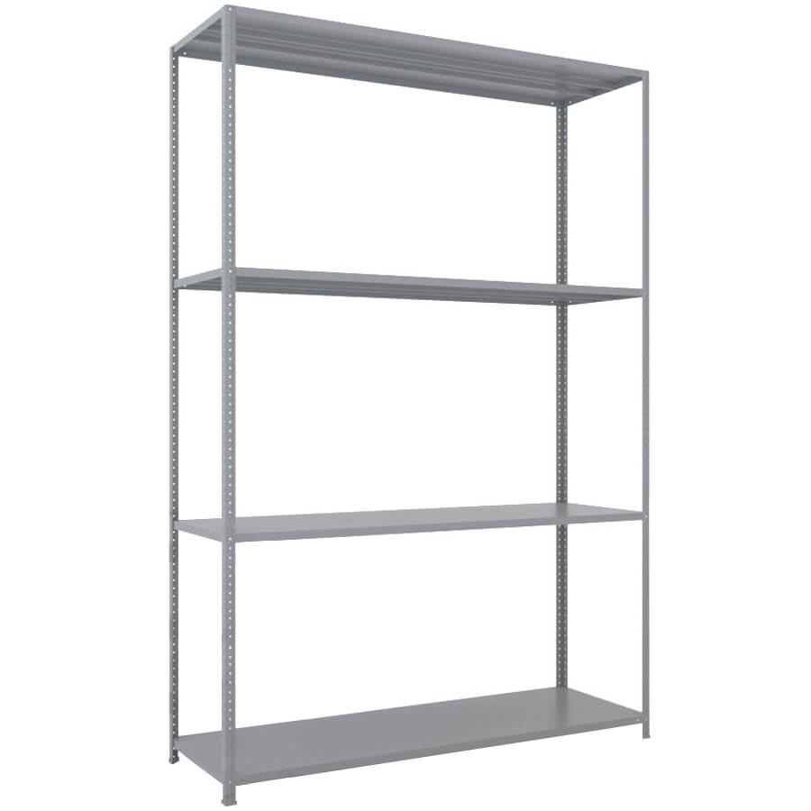 MS-220x150x50 NEW Металлический стеллаж ПРОМЕТ, 4 (Серый полуматовый (RAL 7038))