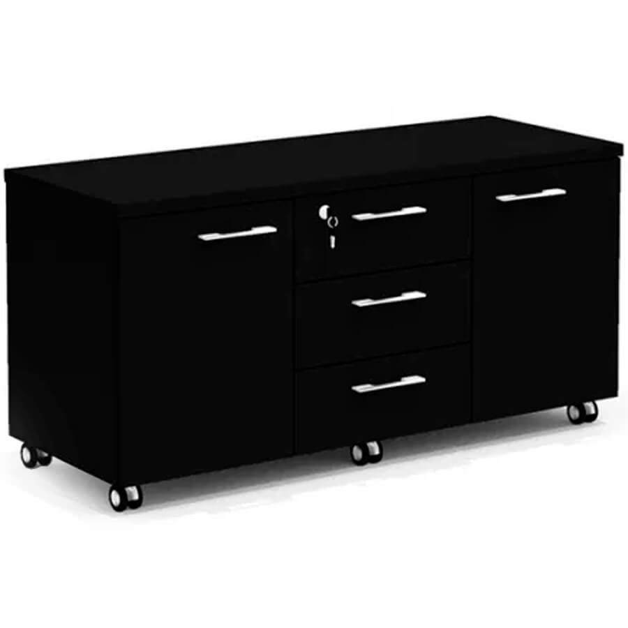 Kvs-31 Тумба сервисная Мебель Стиль Kvins Slim (Чёрный)