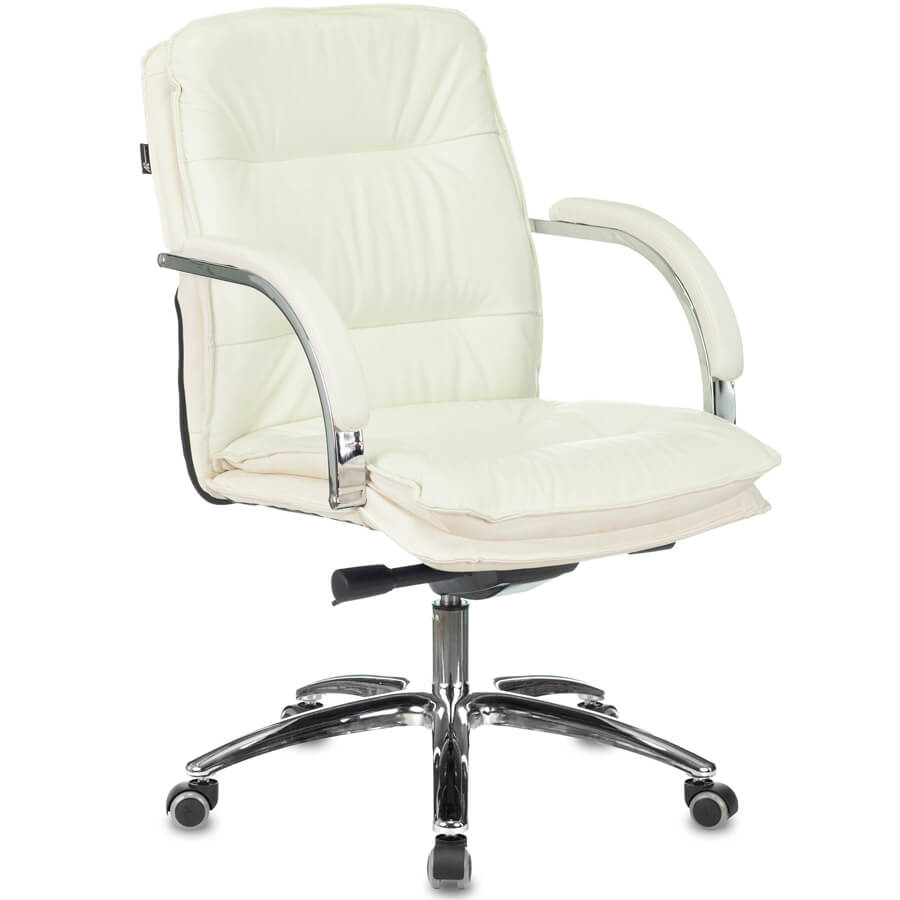 T-9927SL-LOW Кресло для руководителя  Бюрократ, обивка кожа (Слоновая кость) T-9927SL-LOW Кресло для руководителя  Бюрократ, обивка кожа (Слоновая кость)