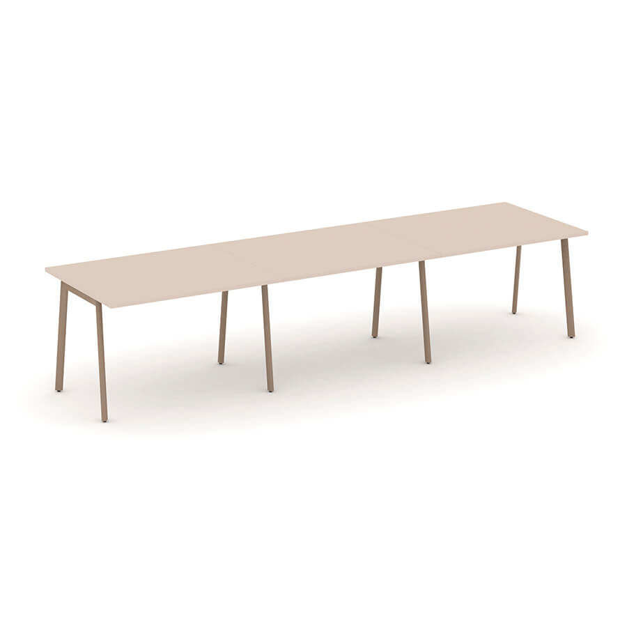 ES.PRG-3.2-P Стол переговорный RIVA Estetica (Капучино/Металл Латте)