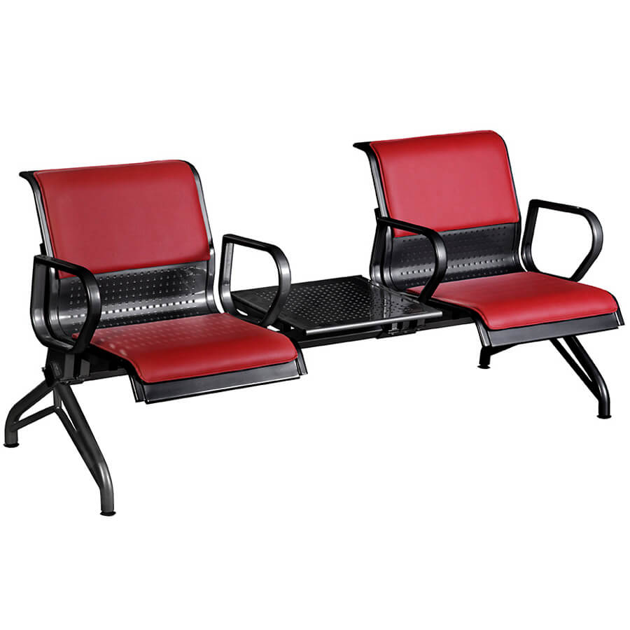 КРУИЗ МС3-03 Многоместная секция  COMFORUM, обивка экокожа (Красный)