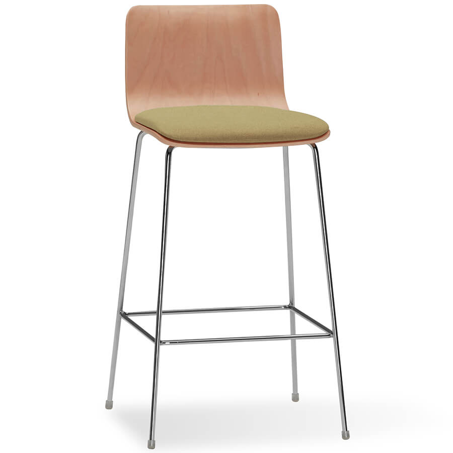 CH0023SCZ Кресло для посетителя BARSTOOL PLUS Fursys, обивка ткань (Бежевый)