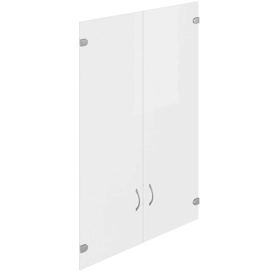 А-01.2 Двери стеклянные (комплект) Мебель Стиль Агат (Прозрачный)