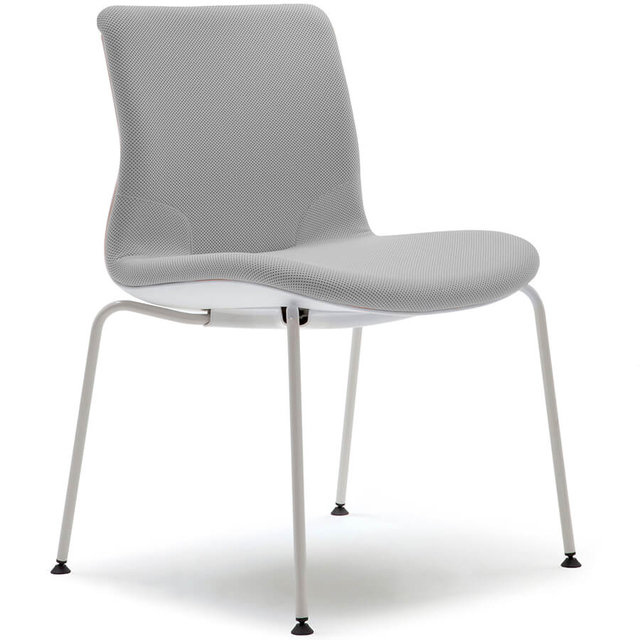 CH4412FZ Стул для посетителя EGA VISITOR Fursys, обивка ткань (Серый)