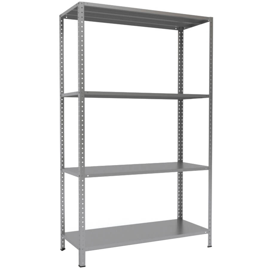 MS-200x120x50 Металлический стеллаж ПРОМЕТ, 4 (Серый полуматовый (RAL 7038))