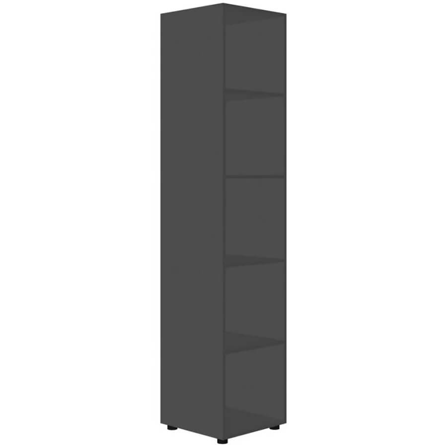 KV-45 Стеллаж Мебель Стиль Kvins Slim (Черный / антрацит MS) KV-45 Стеллаж Мебель Стиль Kvins Slim (Черный / антрацит MS)