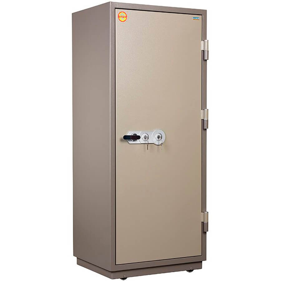 FRS 173 T-KL Огнестойкий сейф VALBERG, два ключевых (Молотковая эмаль - коричневая)