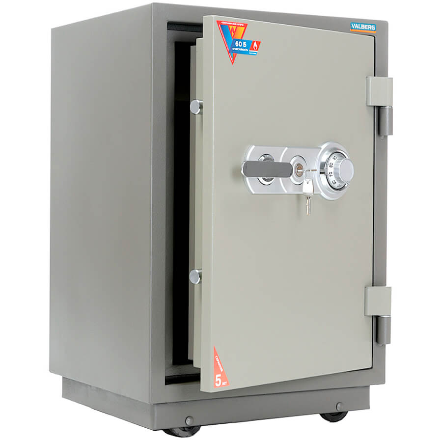 FRS 73 T-CL Огнестойкий сейф ПРОМЕТ, механический кодовый + ключевой (Молотковая эмаль - коричневая)