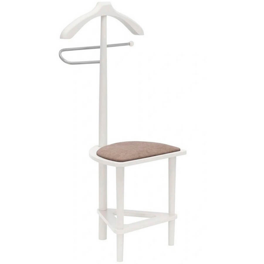 В 26Н Вешалка костюмная Мебелик (Белый)