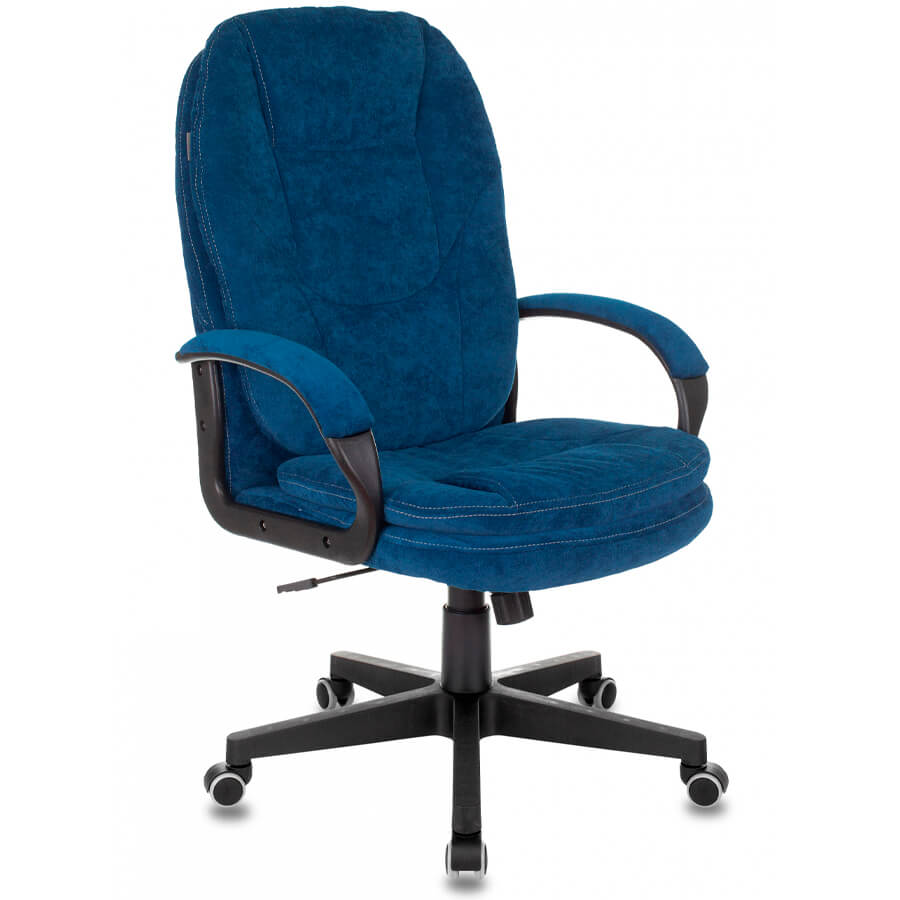CH-868N Fabric Кресло для руководителя  Бюрократ, обивка ткань (Синий Velvet 29) CH-868N Fabric Кресло для руководителя  Бюрократ, обивка ткань (Синий Velvet 29)