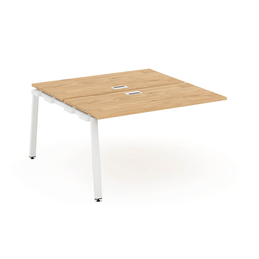 SN-6A.DNRS-023 Проходной наборный элемент RIVA Style Project (Тиквуд Светлый/Металл Белый)