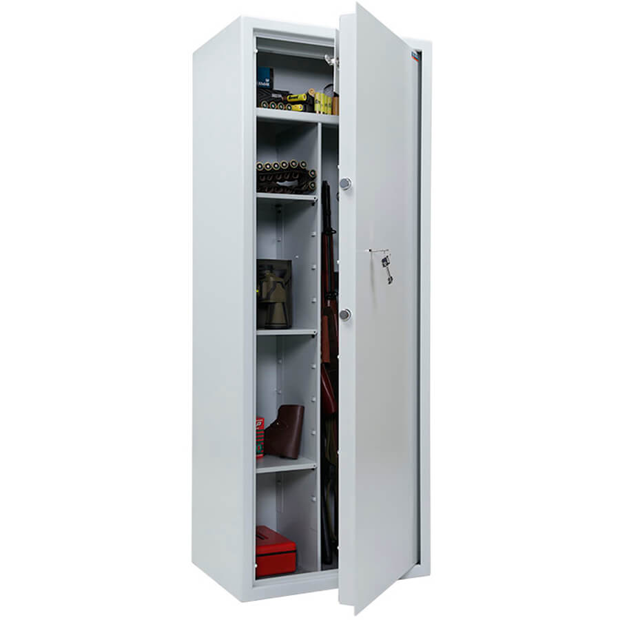 ARSENAL 1454Т Оружейный сейф VALBERG, ключевой (Cерый полуматовый (RAL 7038))