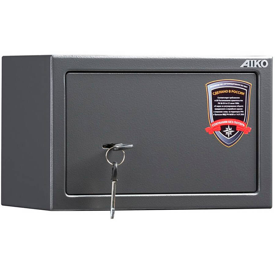 TT-200 Оружейные сейфы AIKO, ключевой (Графит структурированный (RAL 7024))