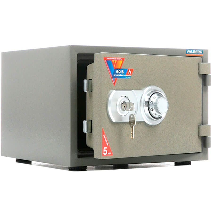 FRS 32 CL Огнестойкий сейф ПРОМЕТ, механический кодовый + ключевой (Молотковая эмаль - коричневая)