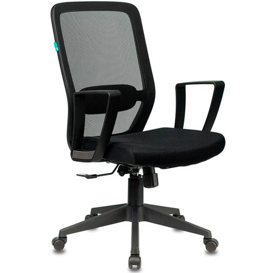 CH-899 Кресло для персонала  Бюрократ, обивка сетка / ткань (Чёрное (TW-11))