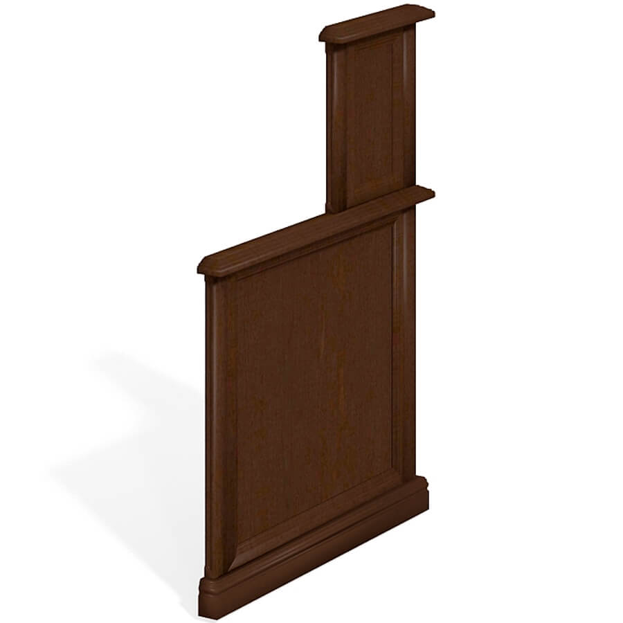 ПК-ВР-БКР115Х87П-В1 Боковая панель правая ФЕЛИКС Версаль (Темный орех)