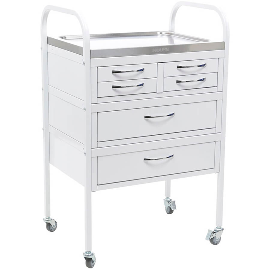 МД SM 6 Стол манипуляционный ПРОМЕТ (Белый металл)