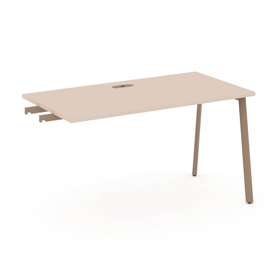 ES.SPR-3-LP Стол приставка к опорным тумбам RIVA Estetica (Капучино/Металл Латте)