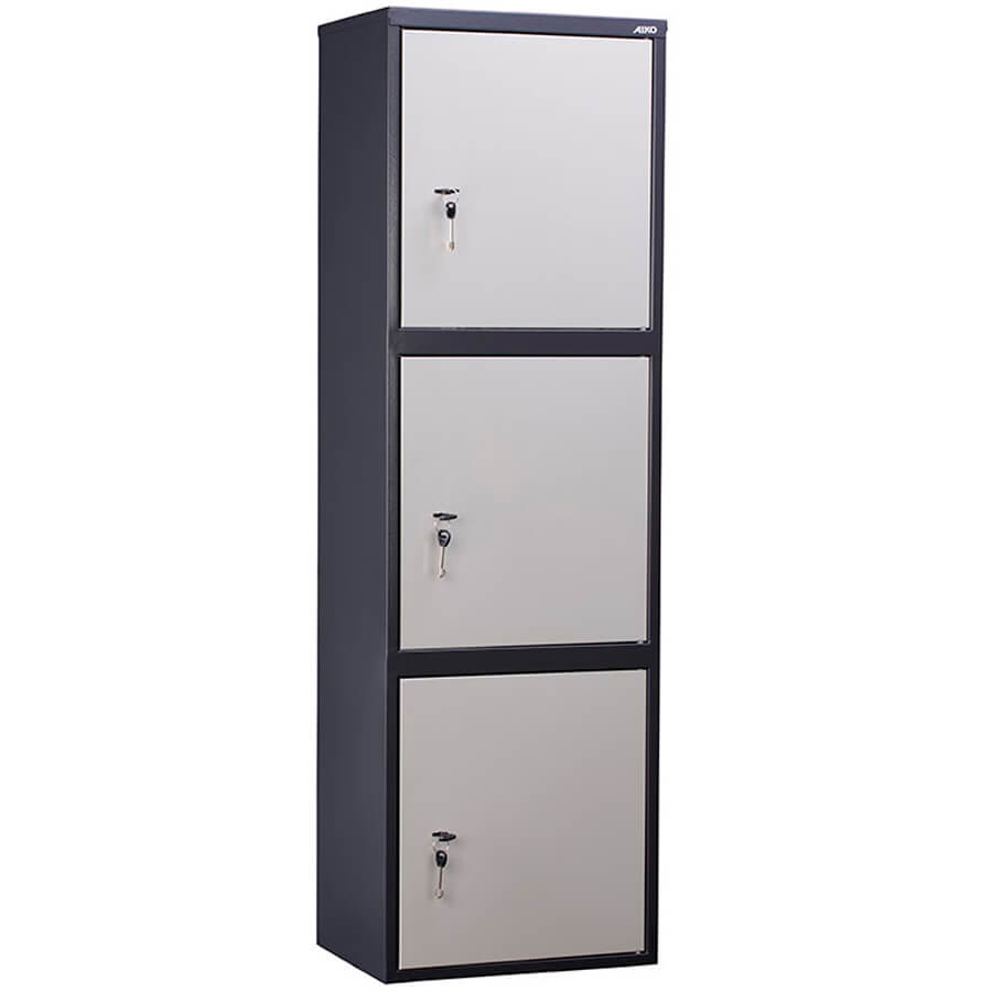 AIKO SL-150/3Т Бухгалтерский шкаф ПРОМЕТ, ключевой (Корпус – графит (RAL 7024), дверь – светло-серая (RAL 7038)) AIKO SL-150/3Т Бухгалтерский шкаф ПРОМЕТ, ключевой (Корпус – графит (RAL 7024), дверь – светло-серая (RAL 7038))