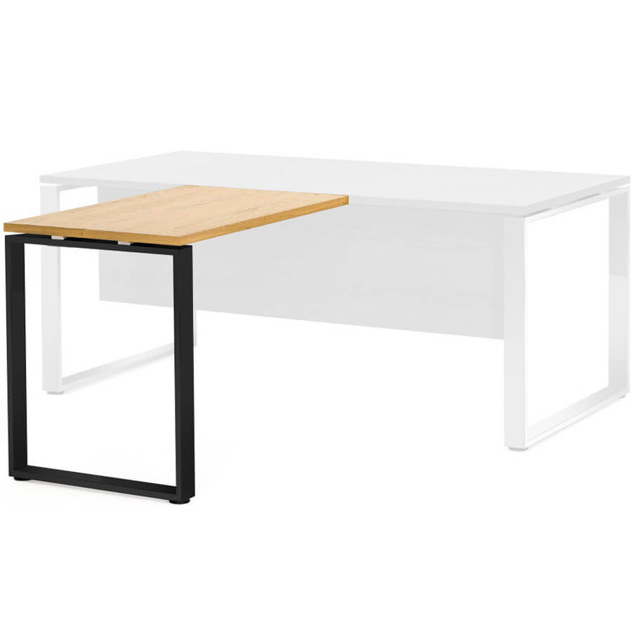 101 401 09 Брифинг-приставка Profoffice Exe (Дуб флоре/Чёрный)