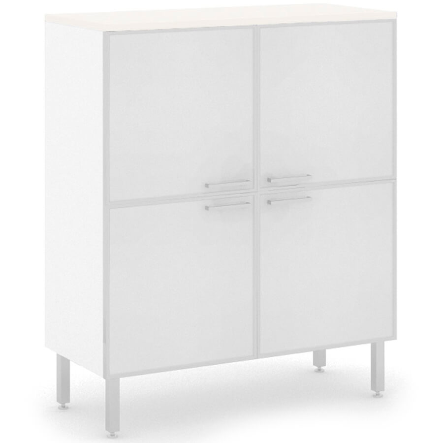 TETTO H.117 glass doors Шкаф Profoffice ANCONA (Белый) TETTO H.117 glass doors Шкаф Profoffice ANCONA (Белый)