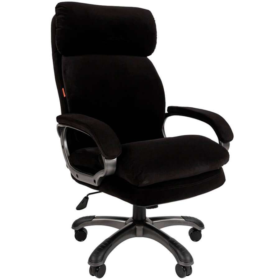 505 Кресло для руководителя Home Chairman, обивка ткань (Черный T-84)