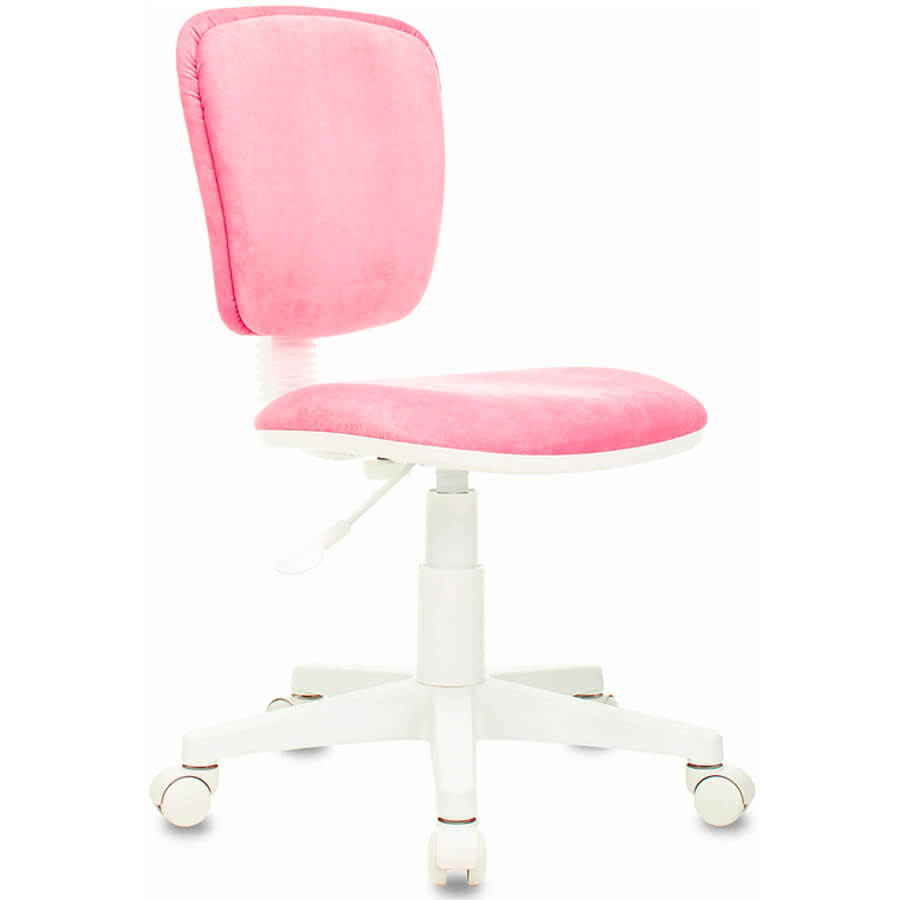 CH-W204NX Кресло детское  Бюрократ, обивка ткань (Розовый Velvet 36)