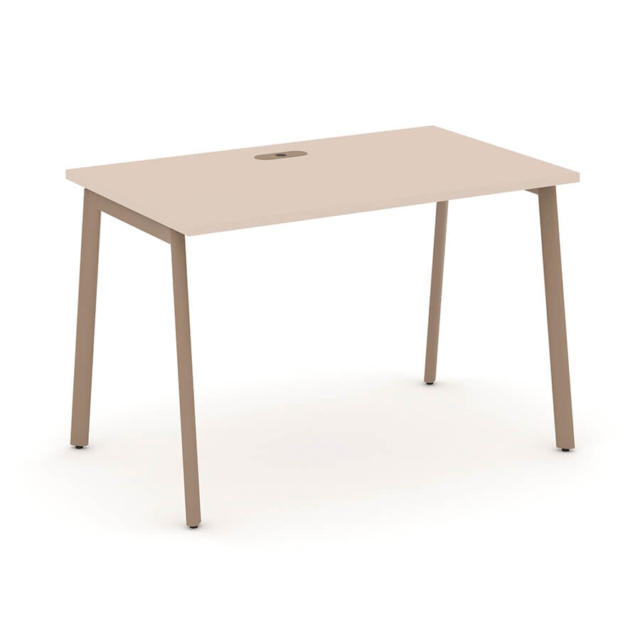 ES.SP-2-LP Стол рабочий RIVA Estetica (Капучино/Металл Латте)