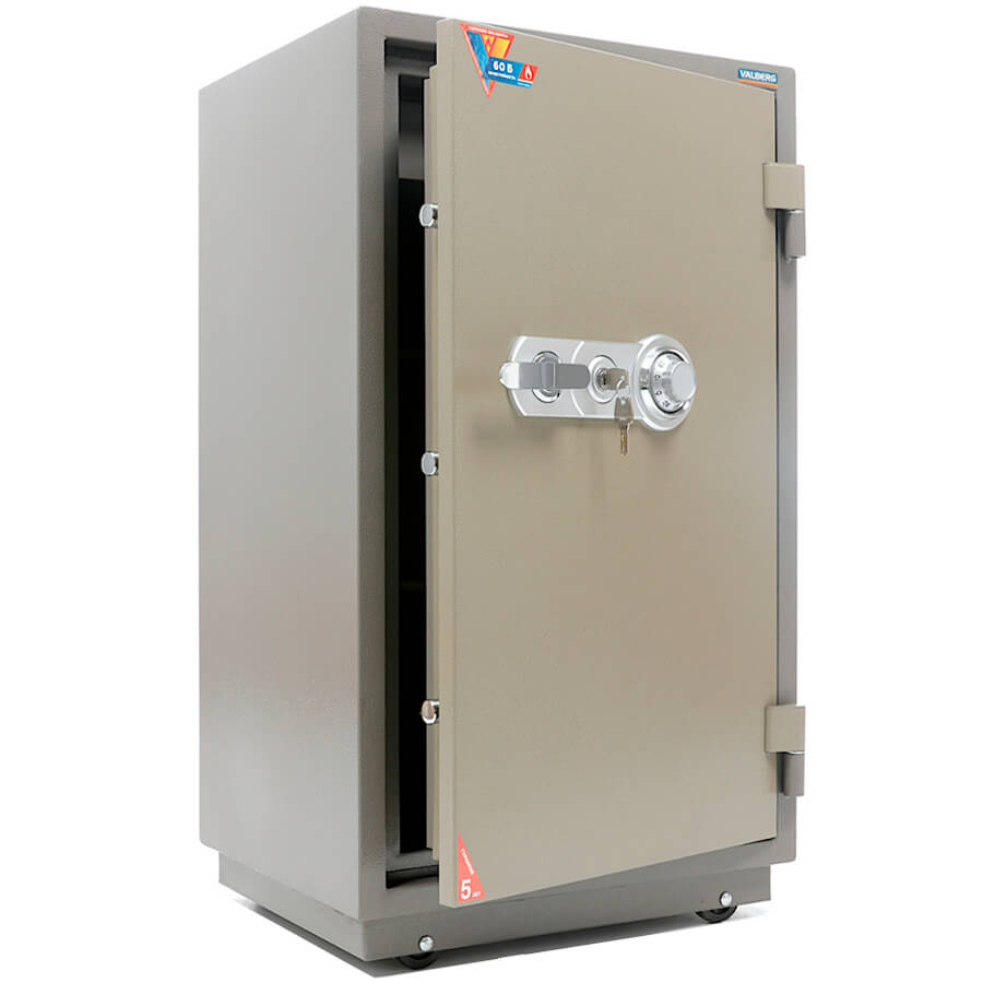 FRS 99 T-CL Огнестойкий сейф ПРОМЕТ, механический кодовый + ключевой (Молотковая эмаль - коричневая)