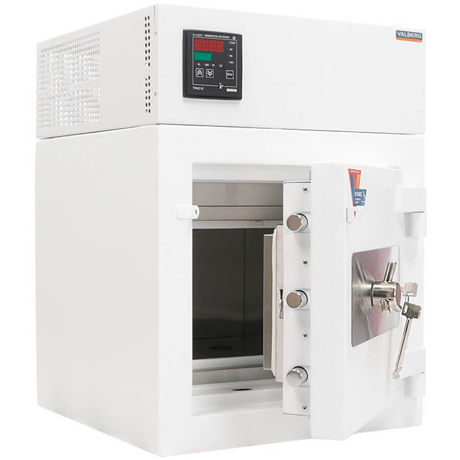 TS-3/12 Сейф термостат VALBERG, ключевой (Белый структурированный)