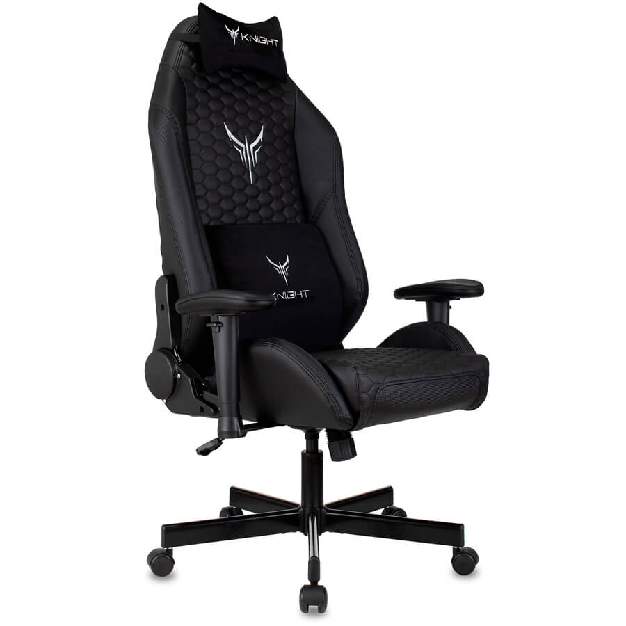 Knight Neon Геймерское кресло  Бюрократ, обивка экокожа (Черный)