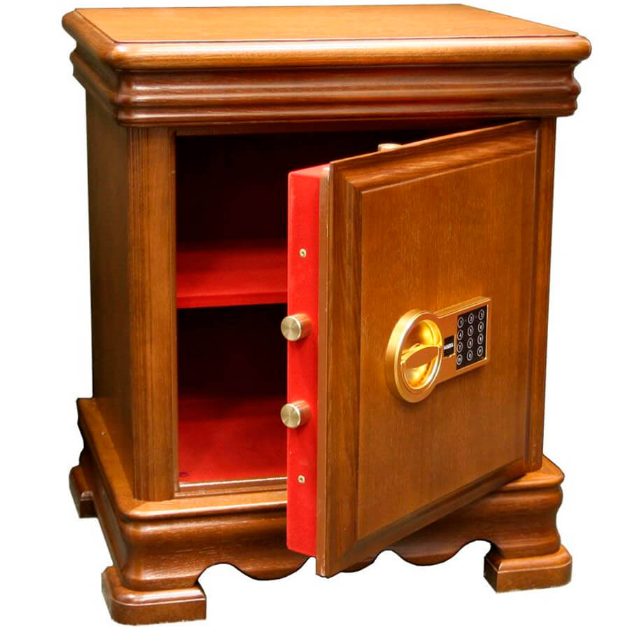 КАРАТ-46 EL D Эксклюзивный сейф VALBERG, электронный кодовый (Дуб)