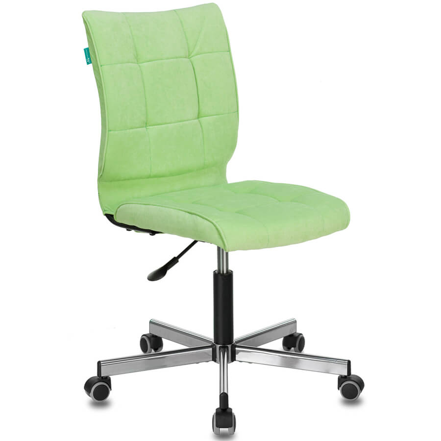 CH-330M Velvet Кресло для персонала  Бюрократ, обивка ткань (Светло-салатовый (VELV81))