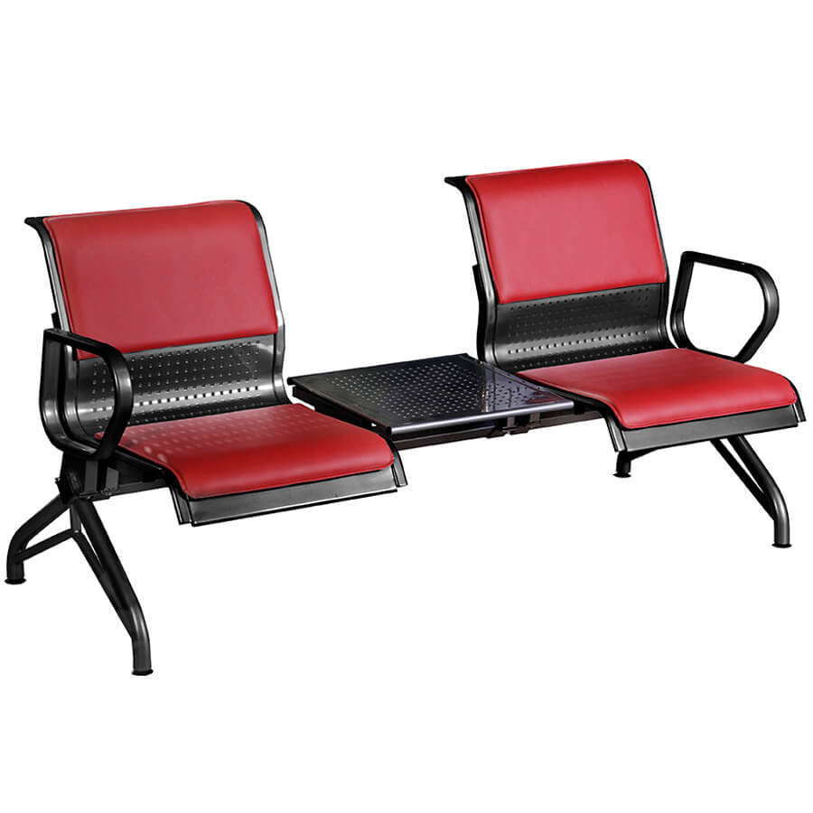 КРУИЗ 2П МС3/1-03 Многоместная секция  COMFORUM, обивка экокожа (Красный)