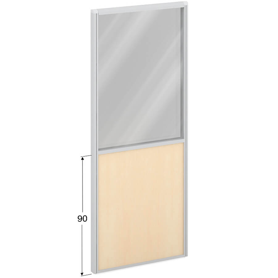 ПК-ЛГ-МДК200х80/90С/Д Модуль комбинированный ФЕЛИКС (Стекло+клен)