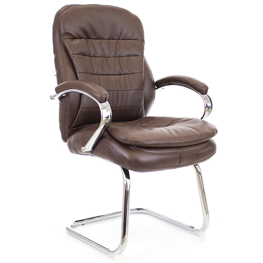 VALENCIA CF Кресло для персонала  EVERPROF, обивка экокожа (Коричневый)