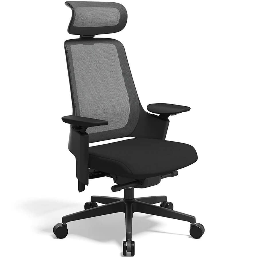 CHXX2410007 Кресло для руководителя GX Fursys, обивка Ткань / сетка (Черный (4C6BK))