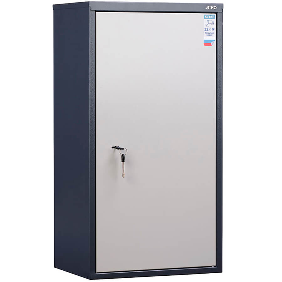 AIKO SL-87Т Бухгалтерский шкаф ПРОМЕТ, ключевой (Корпус – графит (RAL 7024), дверь – светло-серая (RAL 7038)) AIKO SL-87Т Бухгалтерский шкаф ПРОМЕТ, ключевой (Корпус – графит (RAL 7024), дверь – светло-серая (RAL 7038))