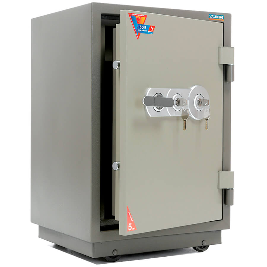 FRS 73 T-KL Огнестойкий сейф ПРОМЕТ, два ключевых (Молотковая эмаль - коричневая)