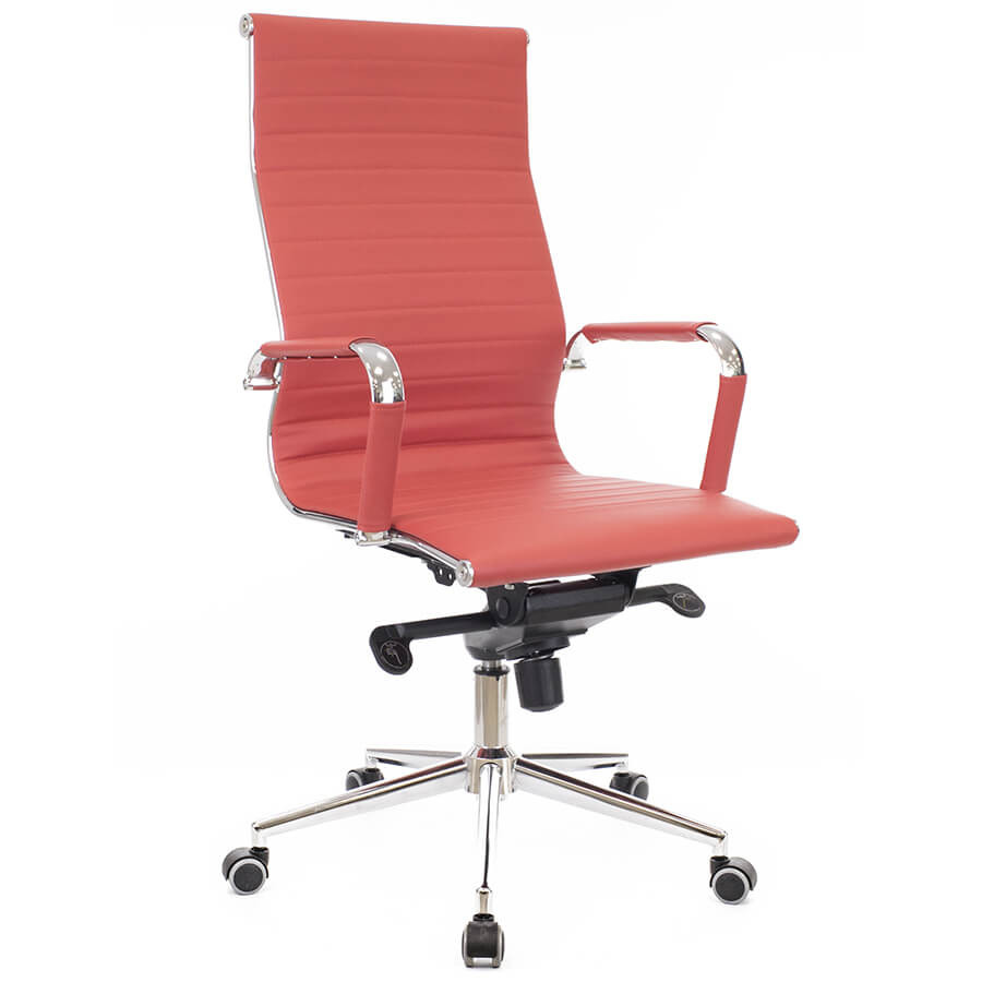 RIO M Кресло для руководителя  EVERPROF, обивка иск. кожа (Красный) RIO M Кресло для руководителя  EVERPROF, обивка иск. кожа (Красный)